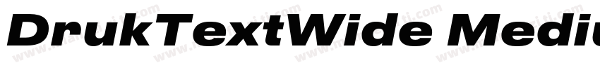 DrukTextWide Medium字体转换